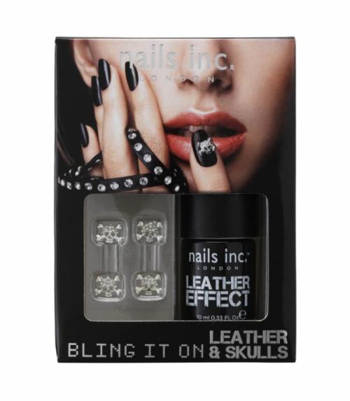 black and leather nails inc