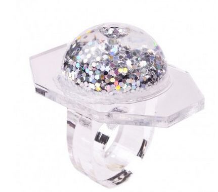 kitty joseph glitter ring