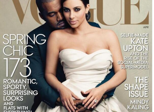 Kim Kardashian and Kanye West Vogue Cover