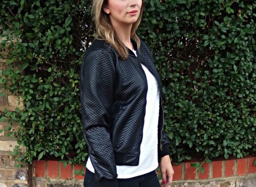 Black Bomber Jacket