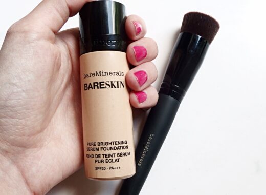 Testing out Bare Minerals Foundation