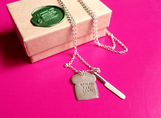 Bug jewellery Toast Necklace