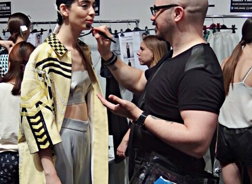 Backstage At Holly Fulton LFW SS15