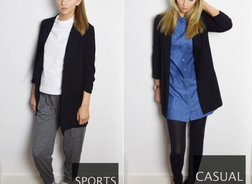 6 ways to wear a blazk blazer