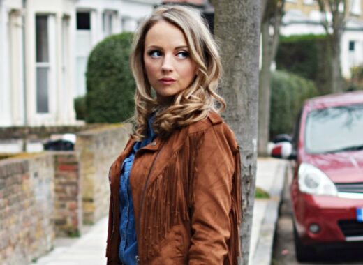 Bershka Fringed Jacket