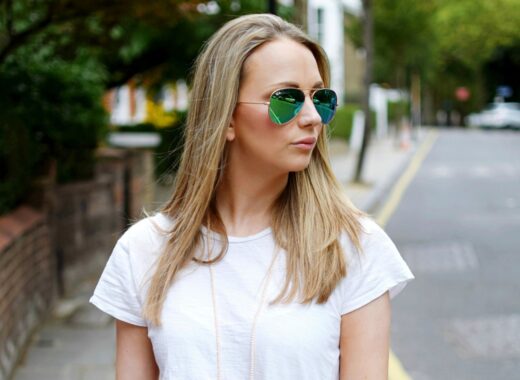 Rayban Green Mirrored Aviators