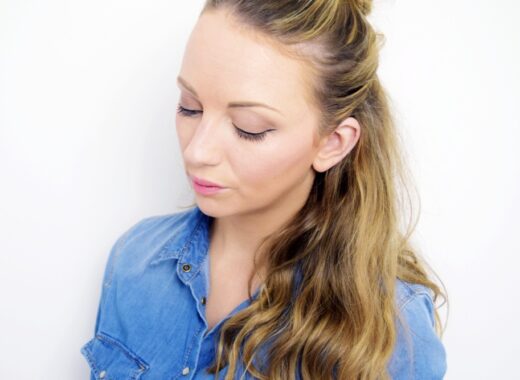 how to do the hun half bun hairstyle