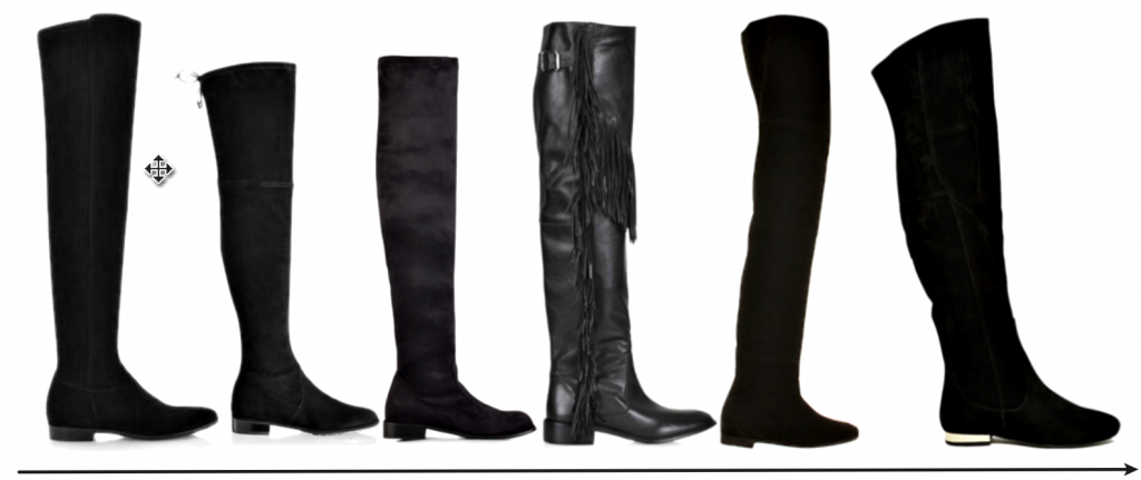 Over The Knee Boots Flat High Street Picks AW15