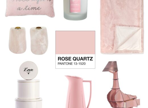 Pantone Rose Quartz Interiors