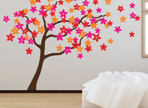 Wall Stickers Flower Tree