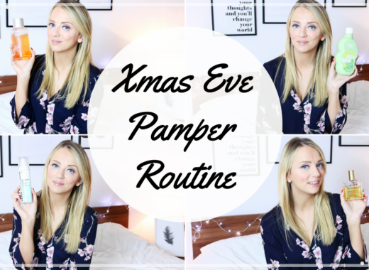Christmas eve pamper routine