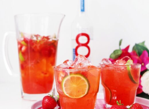 Strawberry Tequila Refresher Cocktail - Tequila Cocktail Recipe