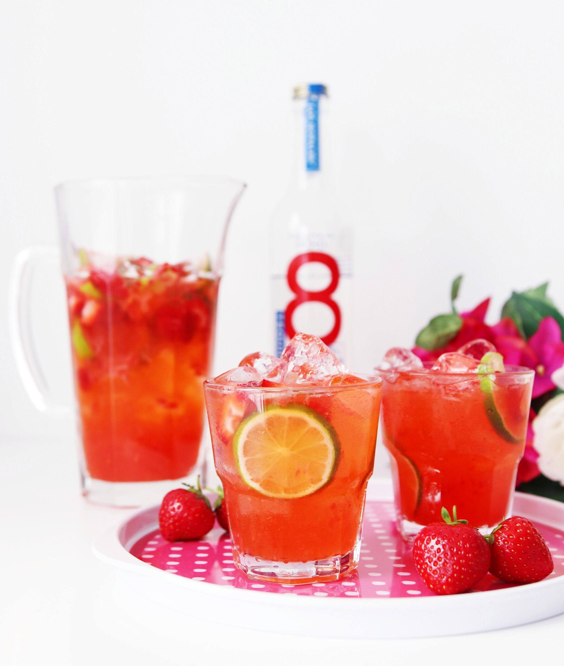 Strawberry Tequila Refresher Cocktail - Tequila Cocktail Recipe