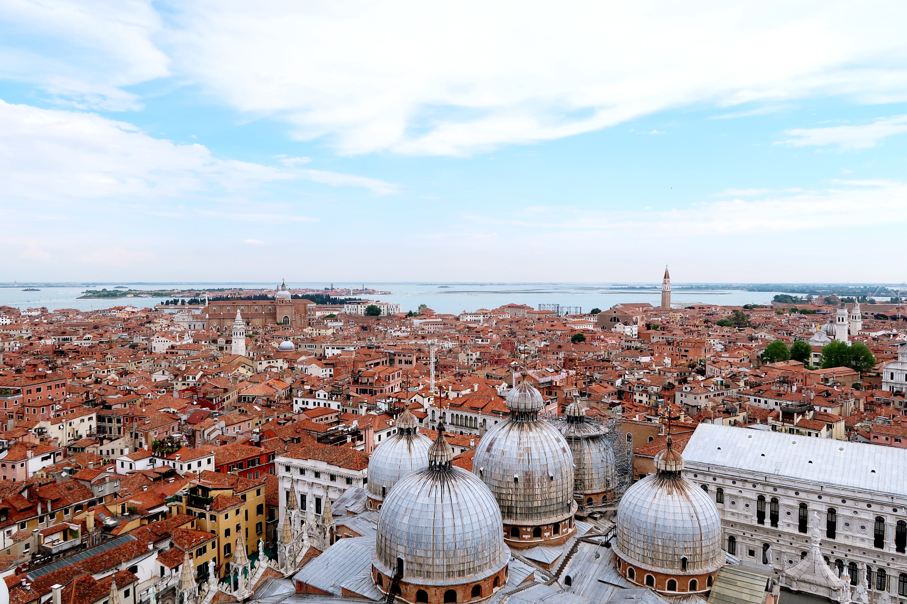 View over Venice from Bell Tower Piazza San Marco