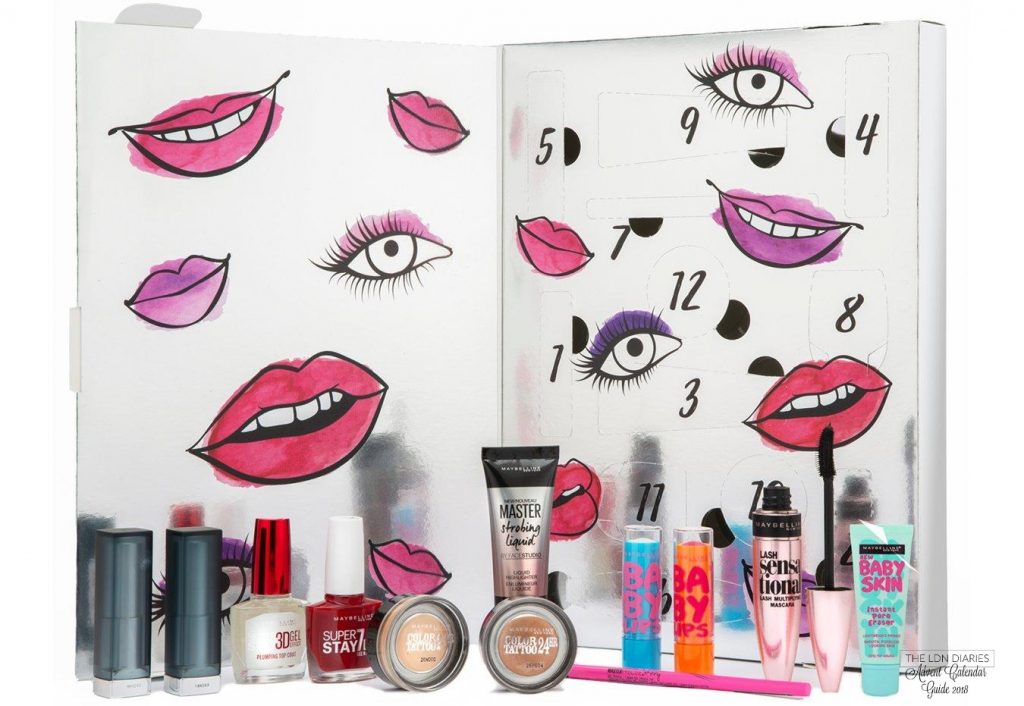 Maybelline Advent Calendar 2018 - The LDN Diaries