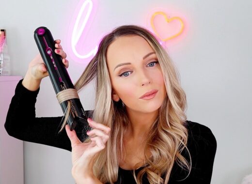 How To Curl Hair With A Straightener Using Dyson Corrale