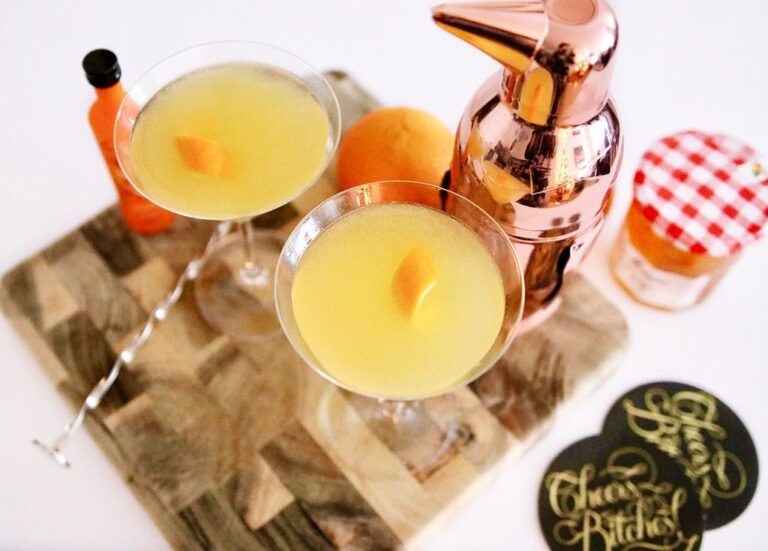 Breakfast Marmalade Martini Cocktail Recipe The LDN Diaries